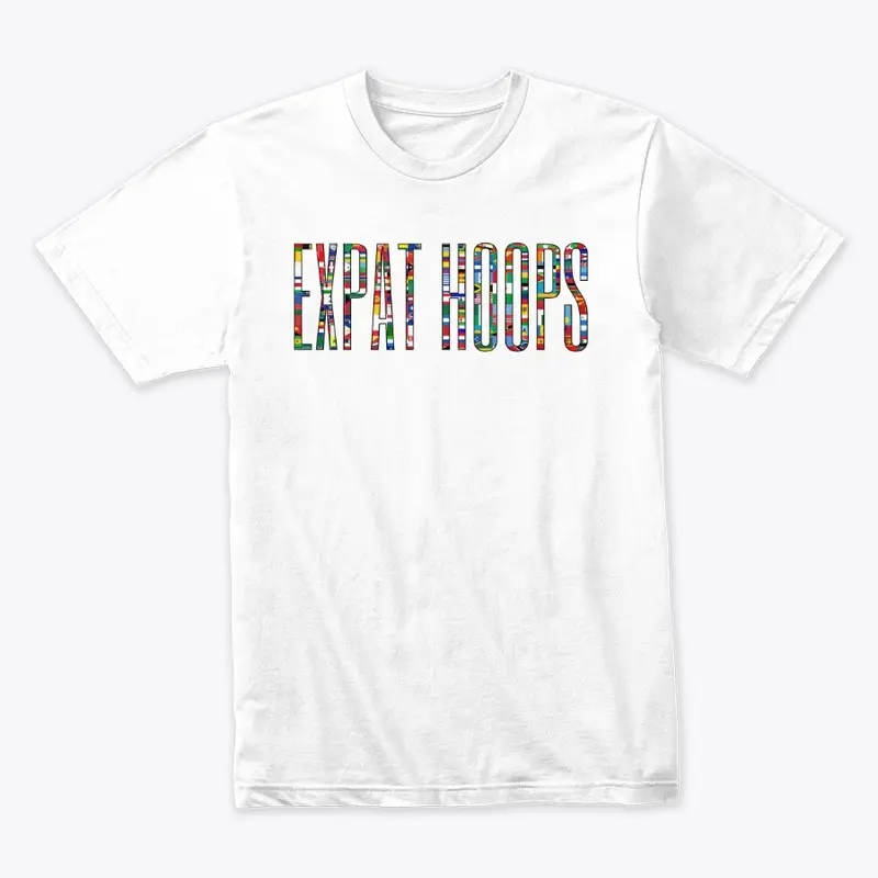 Expat Hoops Flag Logo Tee